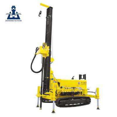 Top drive head portable KW10 100m water well drilling rig for sale