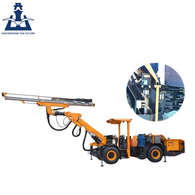 Low price full hydraulic jumbo or face drilling rig for underground mining