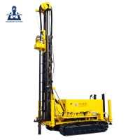 2016 Hydraulic and pneumatic rotary water drilling rigs cheap and portable in China