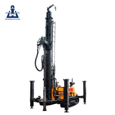 Air compressor for water borehole drilling machine portable well drilling rigs for sale